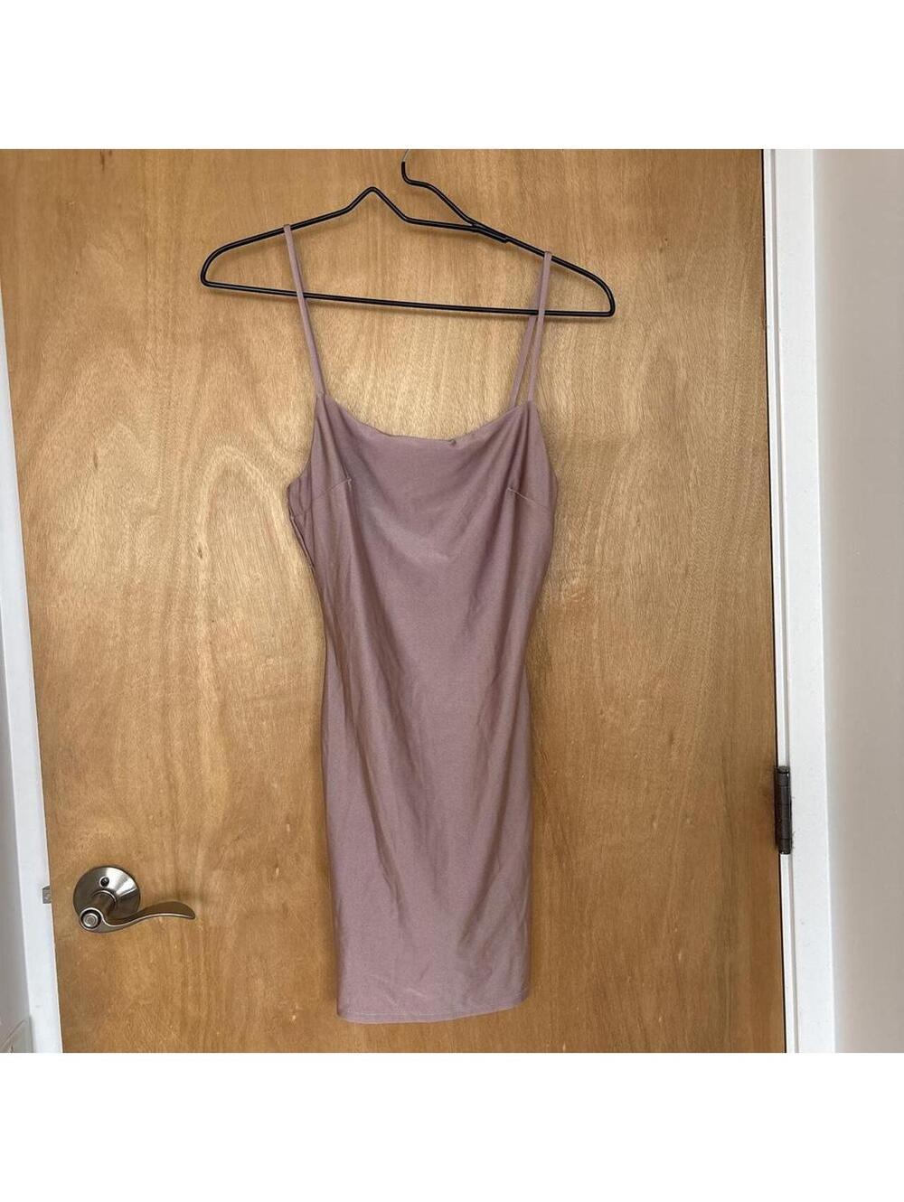 Forever 21 Dusty Mauve Bodycon Midi Dress — Small